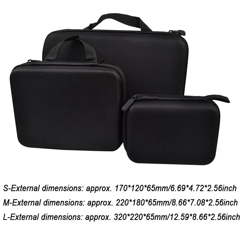 Bag Case DIY Travel Storage Box Collection Foam Portable Shockproof for GoPro Xiaomi SJCAM DJI OSMO EKEN SJCAM Action Camera