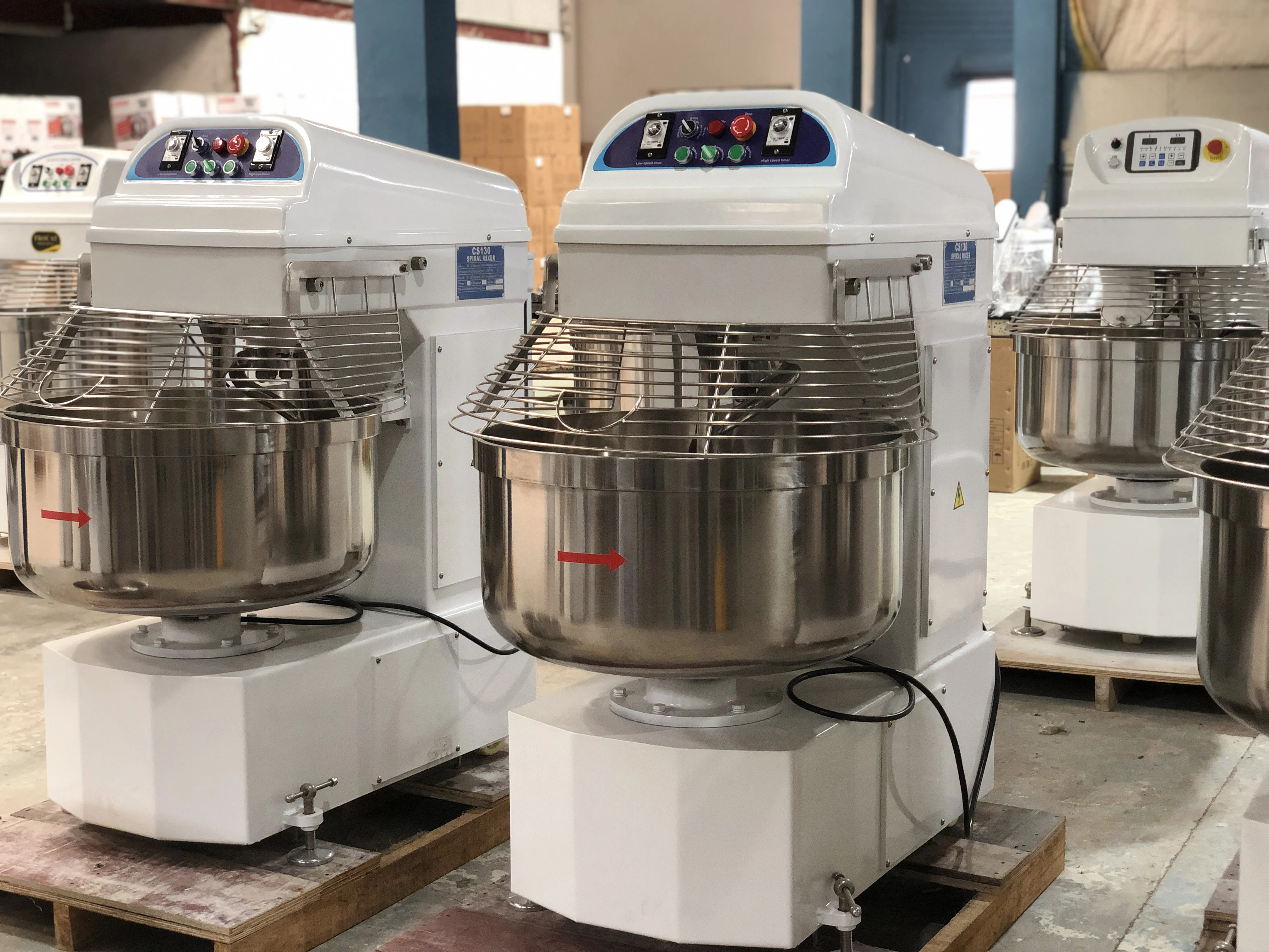 Best Processing Dough Spiral Mixer EU USA Bakery Mixing Machine High Efficiency 2 Speeds Dough Equipment for Catering