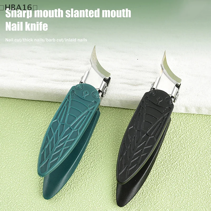 [[HBA16] مضاد للرذاذ 25 °   حافة مائلة مسمار المقص المهنية الراقية النسر منقار المائل تو مسمار قادين نام أظافر أداة
