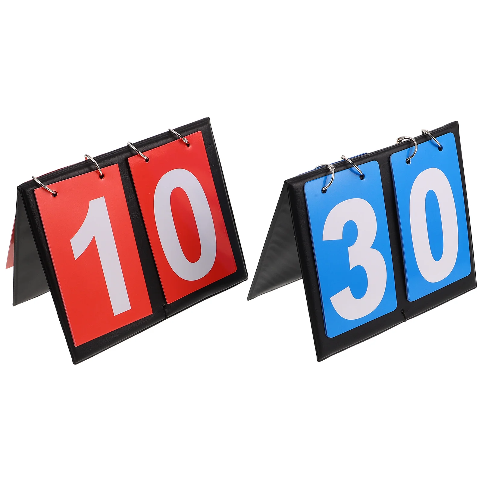 2 قطعة لوحة نتائج كرة السلة: حارس نقاط الوجه المحمول ثنائي الجوانب مع مؤقت تنازلي لمباراة تتبع التسجيل الرياضي #5