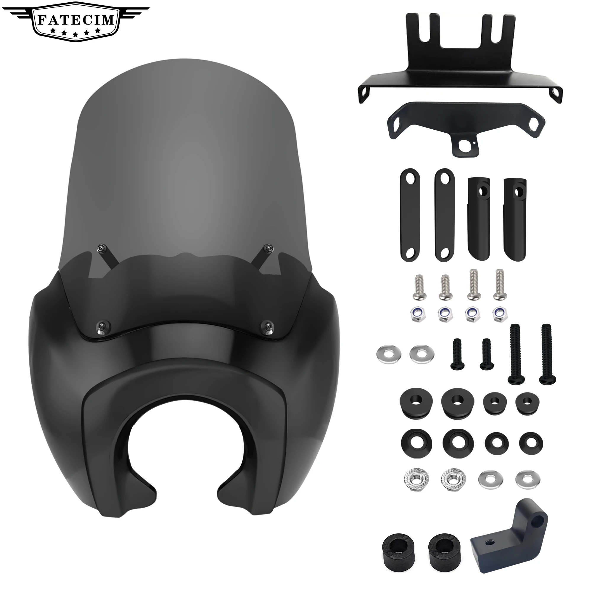 TSport Frontverkleidung für Motorrad-Club-Stil für Harley Softail Street Bob FXBB 2018–2024. Standard Softail FXST 2018–2021