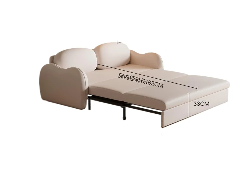 LMM cloud sofa bed folding integrated dual-purpose can sleep in the living room for a long time small apartment