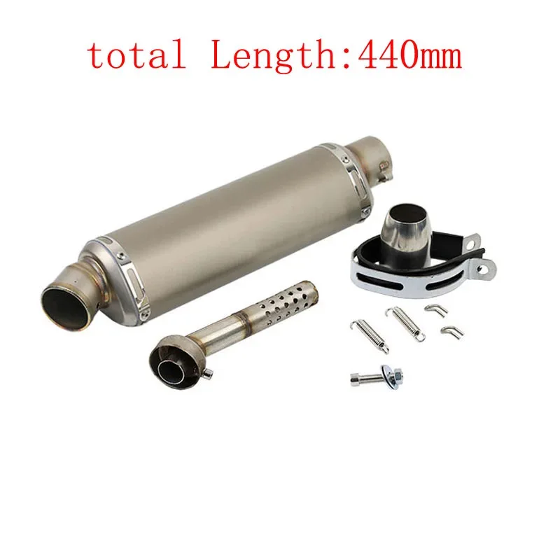 

Motorcycle Triangular Exhaust Tailpipe Modified Universal for Ninja Z250 R3 R25 BJ300 K6789