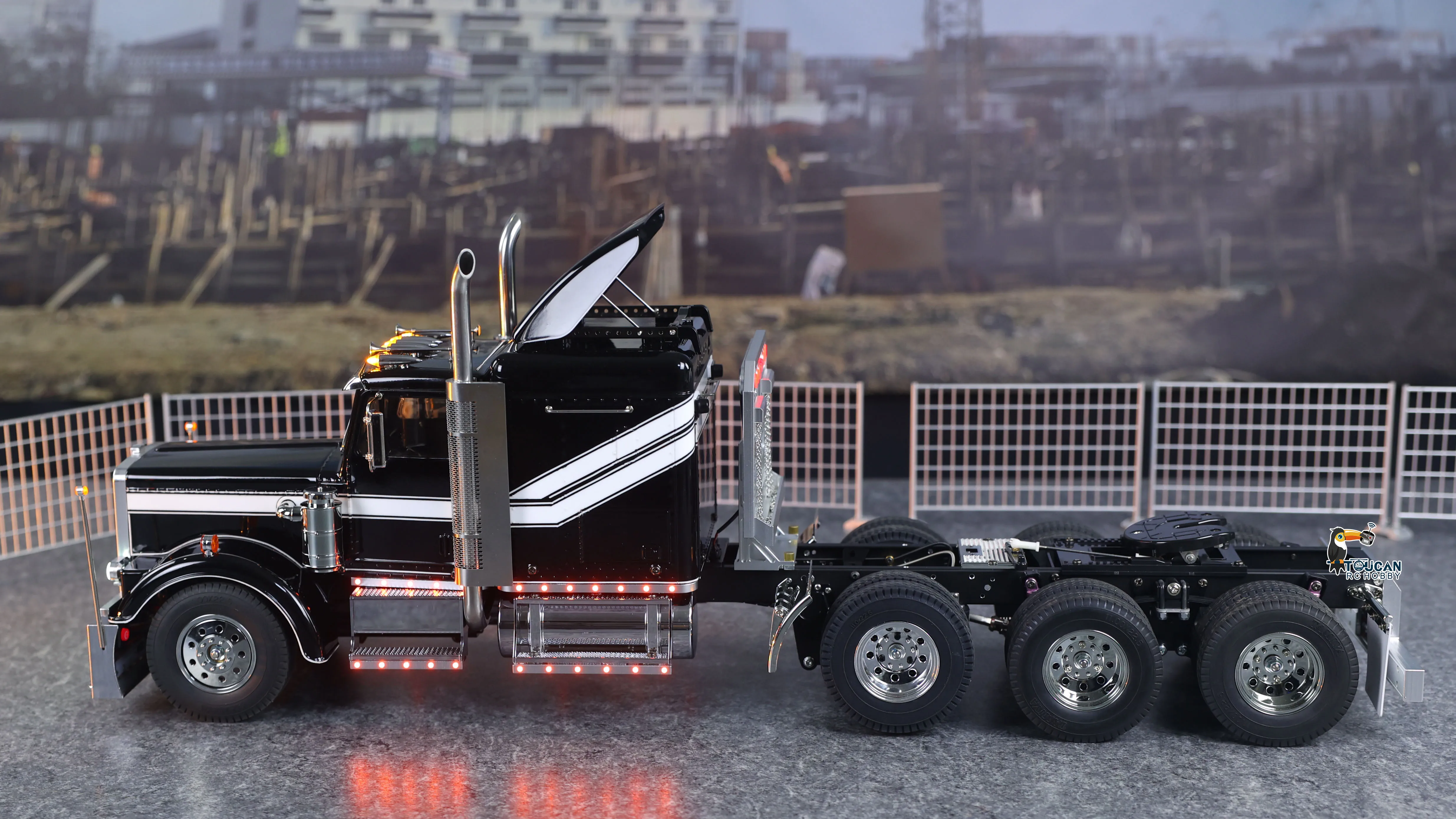 

Новый радиоуправляемый трактор-грузовик TOUCAN DIY 1/14 TAMIYA RTR 8x4, модель на радиоуправлении, игрушка для мальчиков, подарок