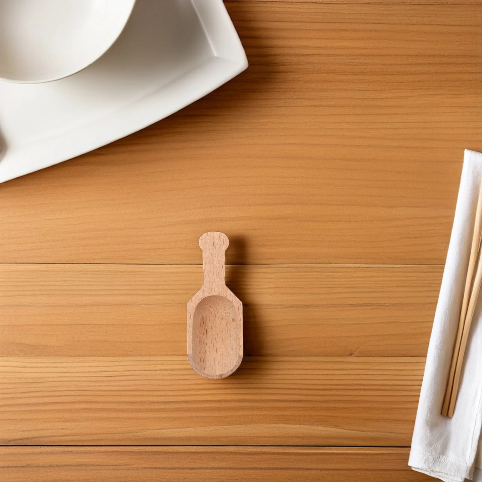 

16Pcs Natural Wood Spoons 3.14 Inch Tiny Spoons for Seasonings Herbs Powders and Elegant Table Setting