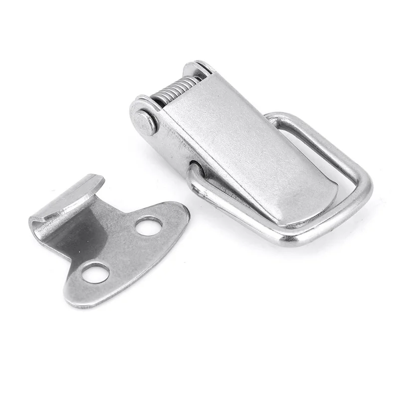 10PCS Hasp Lock Fastener Kitchen Furniture Toggle Latch Catch Hardware PartsStainless Steel 201