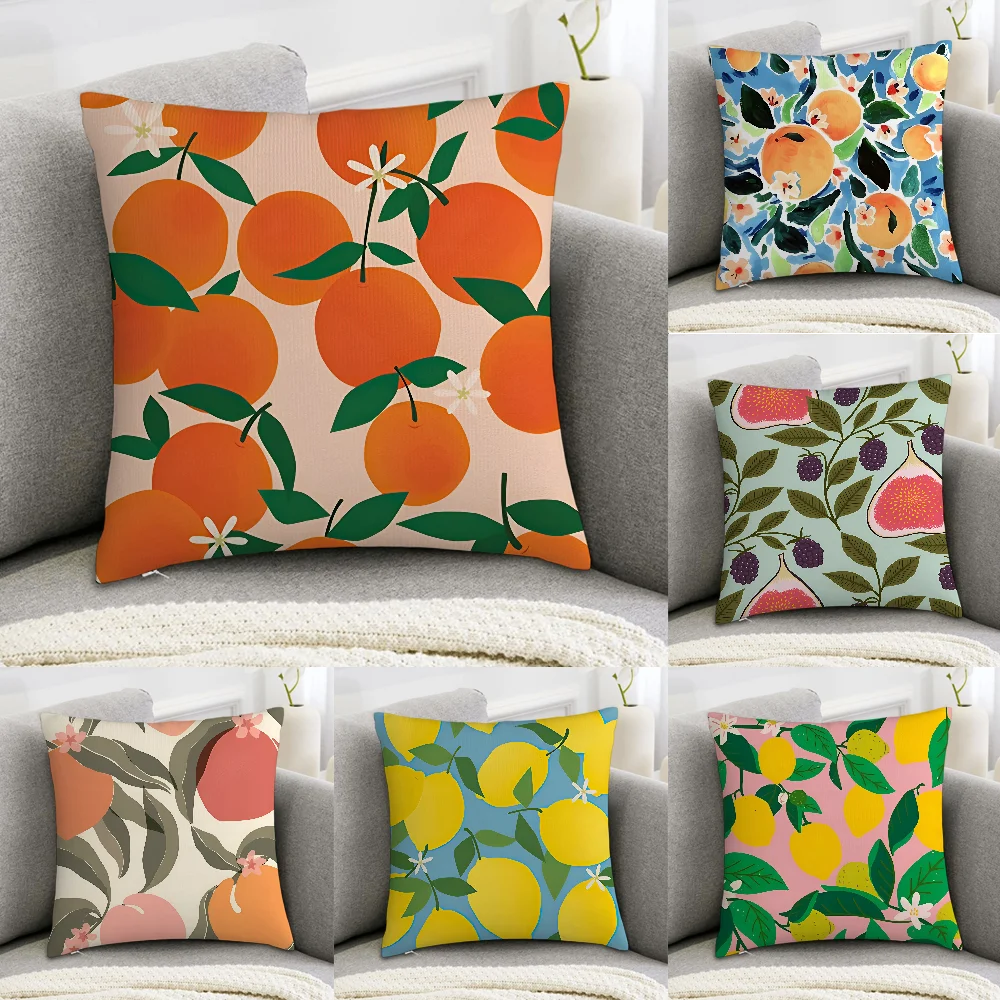 

David Shrigley Lemon Art Pillow Case Sofa Decorative Home Double-sided Print Plush Square Throw Pillow Covers Cushion Decor