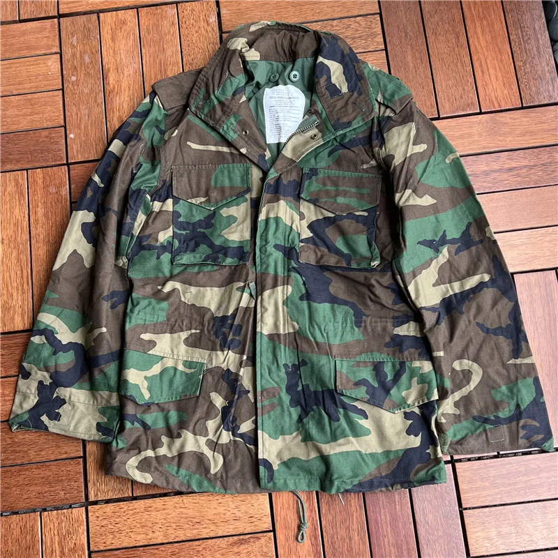 

Tactical Woodland Four-Color Jungle M65 Jaet M8 Battlefield Coat Cotton Polyester ex Regular Fit Camouflage Jaet