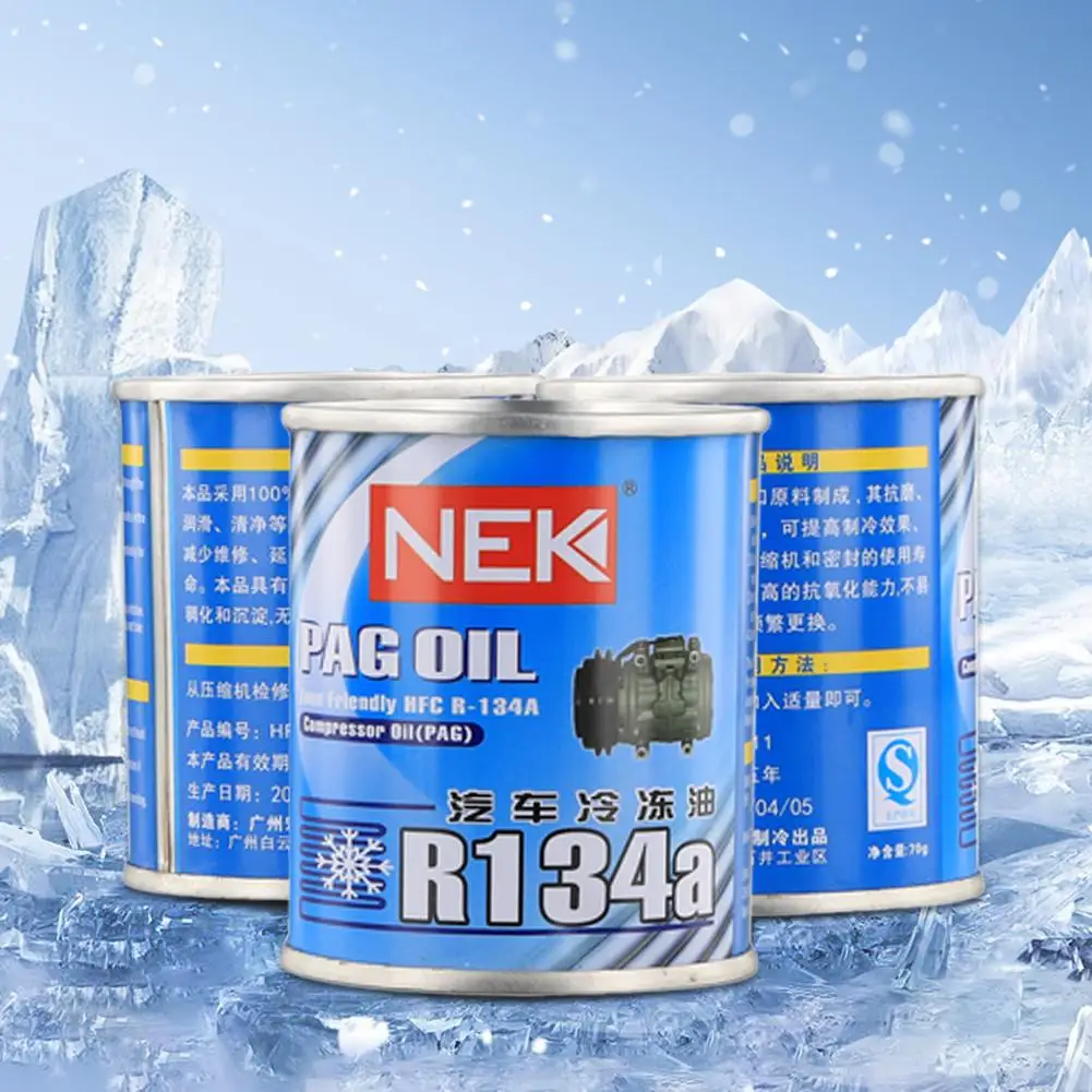 Compresseur d'huile de réfrigérant R134a pour automobile, système de climatisation A/C AC, accessoires de réfrigérant pour voiture et camion, 1 à 10 pièces