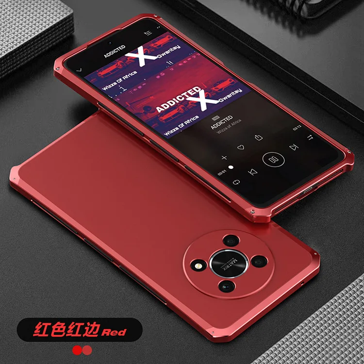 Luxury Shockproof Element Metal Case For Honor X30 X20 X10 Hin Hard Aluminium Alloy Hybrid Plastic Back Cover Cases