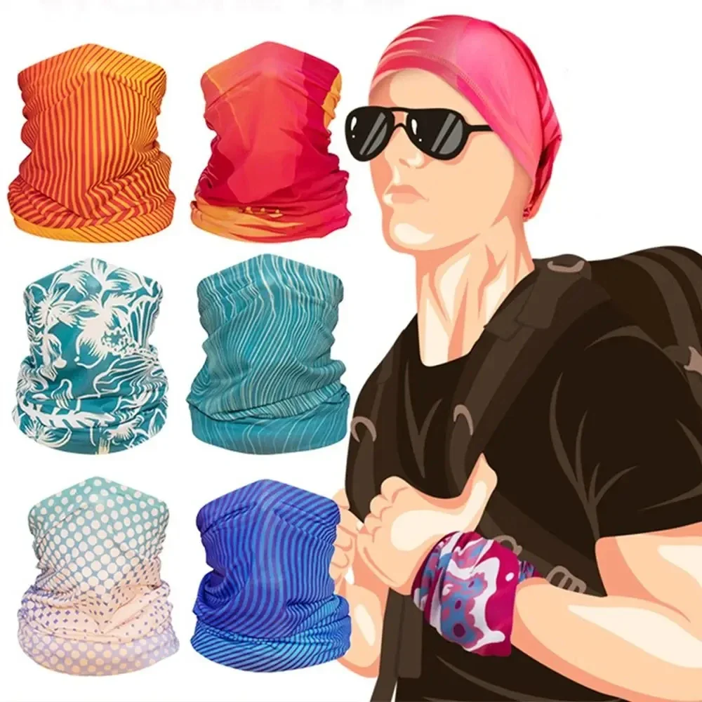 

Outdoor Ice Silk Sunscreen Face Mask Bandana, Mountaineering Scarf for Fishing, Biking & Hiking, Unisex