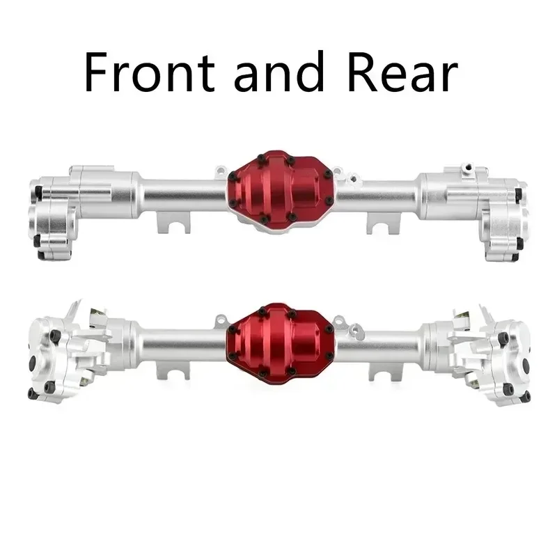 Front and Rear Metal Axle Housing for 1/8 YK4081 4082 4083 Absima Sherpa RC Car Upgrade Spare Parts