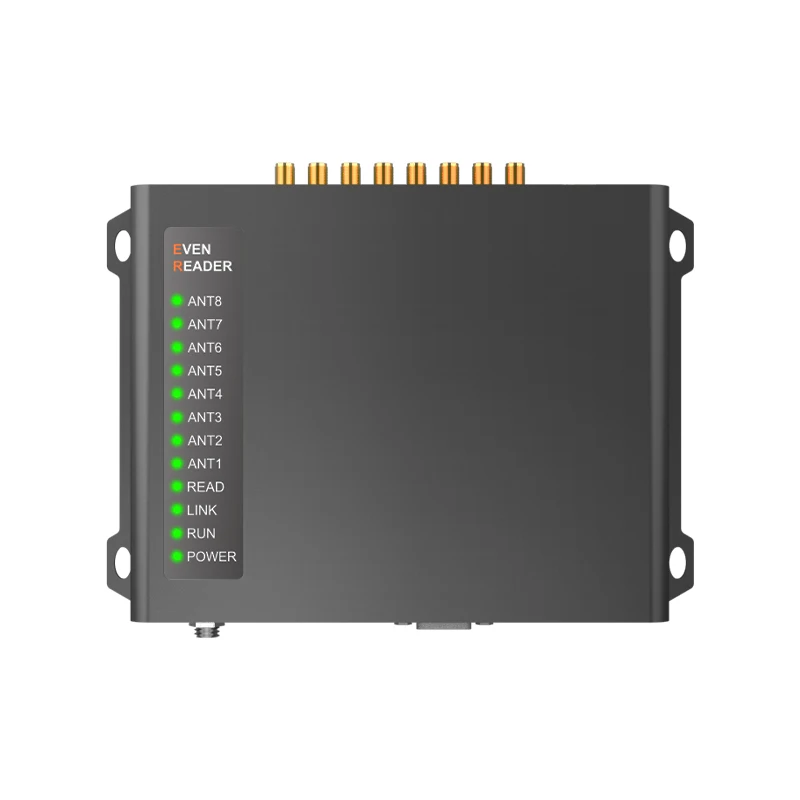 8 Channel UHF RFID Tag Scanner Long Range Fixed Reader for Retail Store Management 860-960MHz Frequency