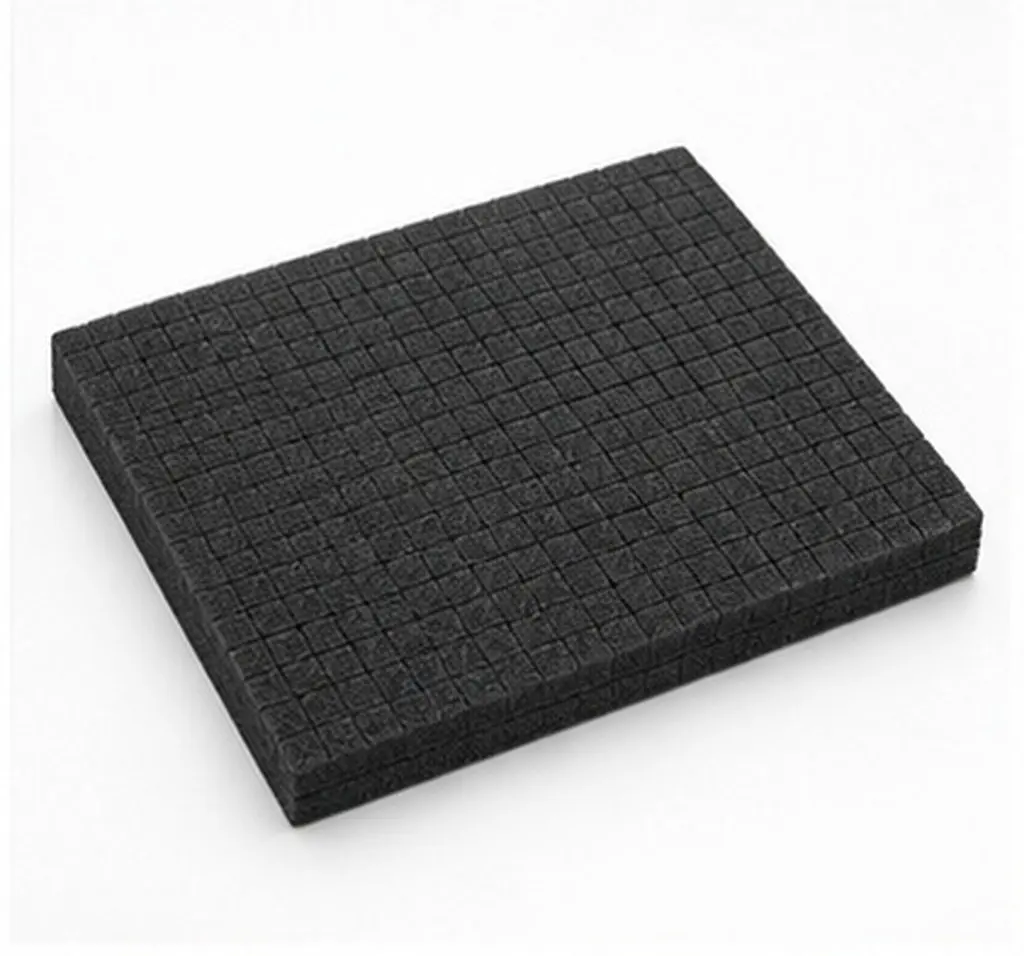 2Pcs Tool Box Liners Black Epe Pearl Cotton Foam Insert Grid Design Shock Absorbing Padding Tool Storage Drawer Organizer