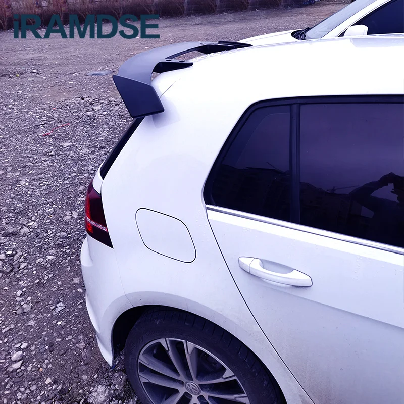 Glossy Black Spoiler ABS Material Car Rear Trunk Roof Spoiler for Volkswagen Golf 7 MK7