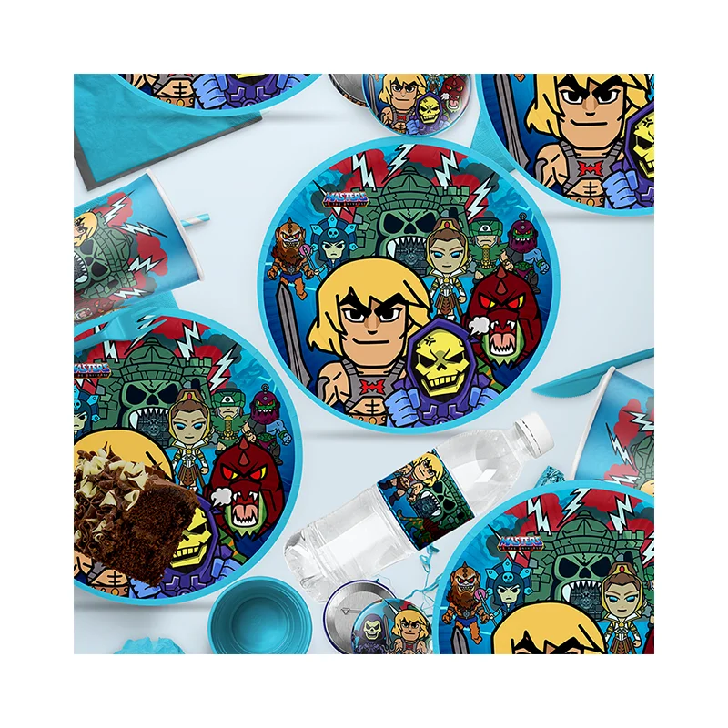 disney Masters of the Universe Cartoon animation theme wedding decoration disposable Sticker balloon bachelorette party decorate