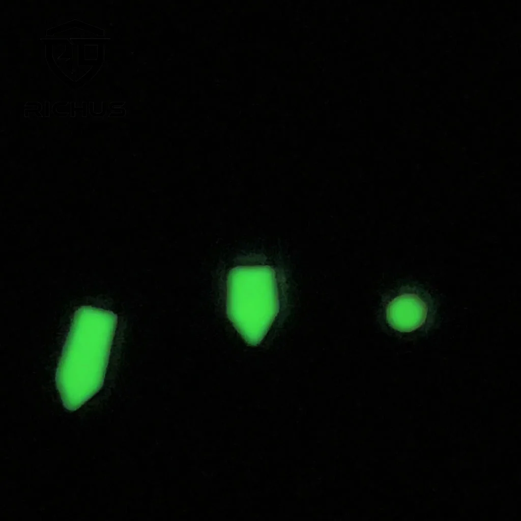 RICHUS NH35 Hands Silver Watch Hands Green Luminous Fit NH34 NH35 NH36 ETA2824 2836 Miyota8215-DG Movement view 6