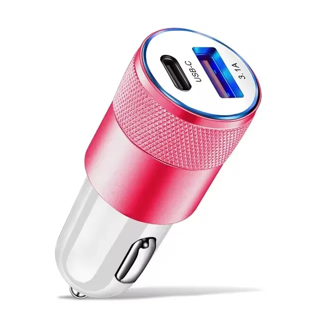 USB-Autoladegerät Typ C Schnelllade-Telefonadapter für Xiaomi Huawei PD Telefonladegerät Auto-Adapter Steckdose Zigarettenanzünder