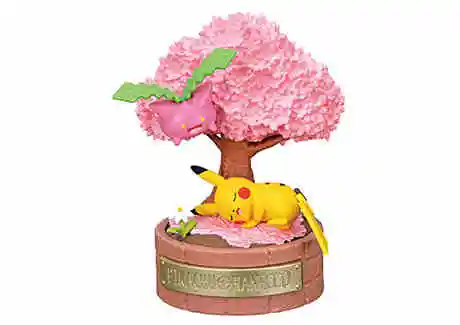 In Stock Re Ment PokéMon Forest Storytelling Cloth Earthmoving Overlord Flower Shuttlecock Grass Ornament Handmade