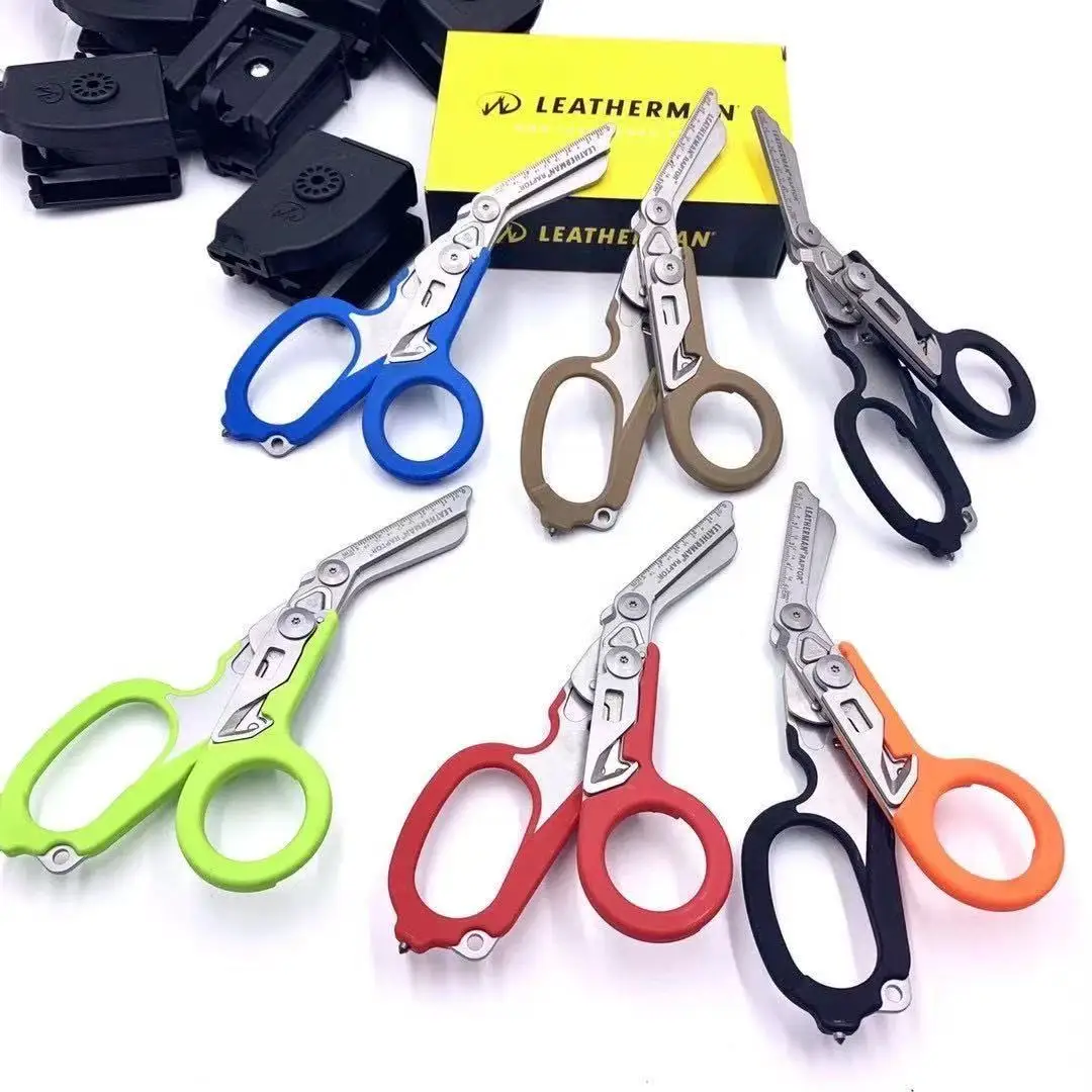 Multifunction Scissors Raptors First Aid Expert Tactical Folding Scissors Outdoor Survival Tool Combination Tools
