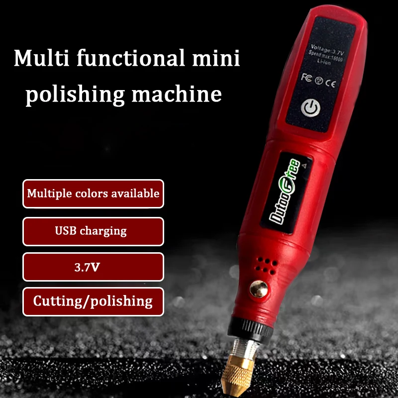 

DIY Dremel Tools 3.7V Mini Wireless Drill Engraving and Polishing Pen USB Cordless Rotating Toolbox Woodworking Engraving Pen