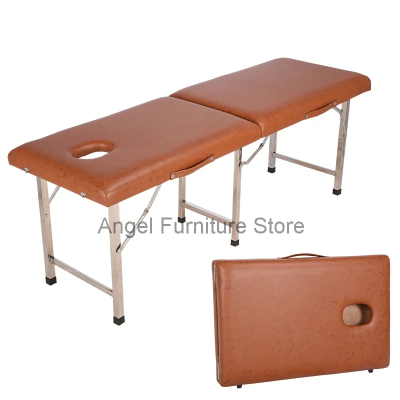 

Stretcher Folding Massage Table Pedicure Aesthetic Foldable Bed Mattresses Tattoo Kosmetikliege Massage Furniture MQ50MB