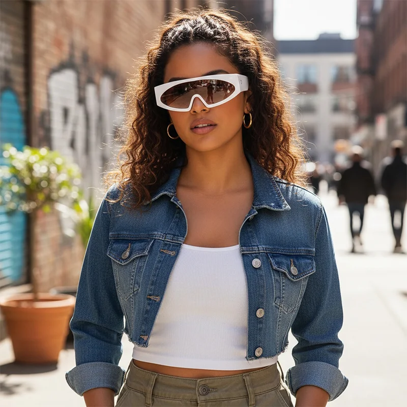 Grenzüberschreitende neue einteilige Sonnenbrille, europäische und amerikanische personalisierte einteilige Brille mit großem Rahmen, trendiger Street-Style M475 – Detail 2