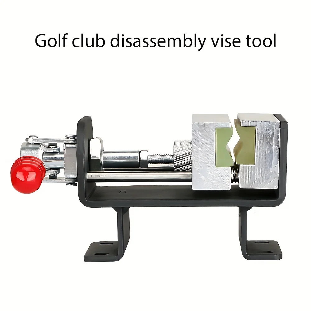 

Golf Club Vise Clamp Golf Grip Replacement Kit Anti-slip Hand Retainer Push Rod Swing Clamp Grip Remover Saver Gripping Tool