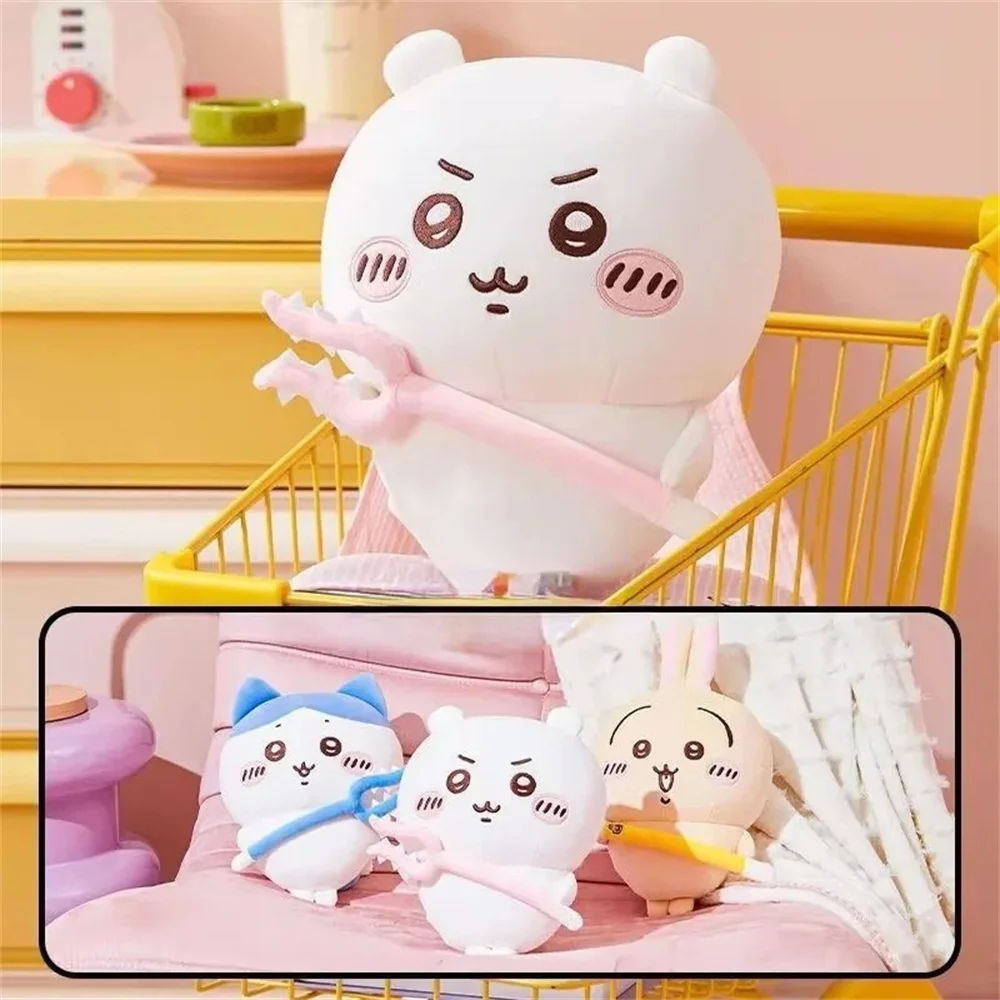 

Miniso Chiikawa Series Standing Plush Toy Usagi Hachiware Kawaii Anime Stuffed Doll Collectible Decor Christmas Gift Random 1PC
