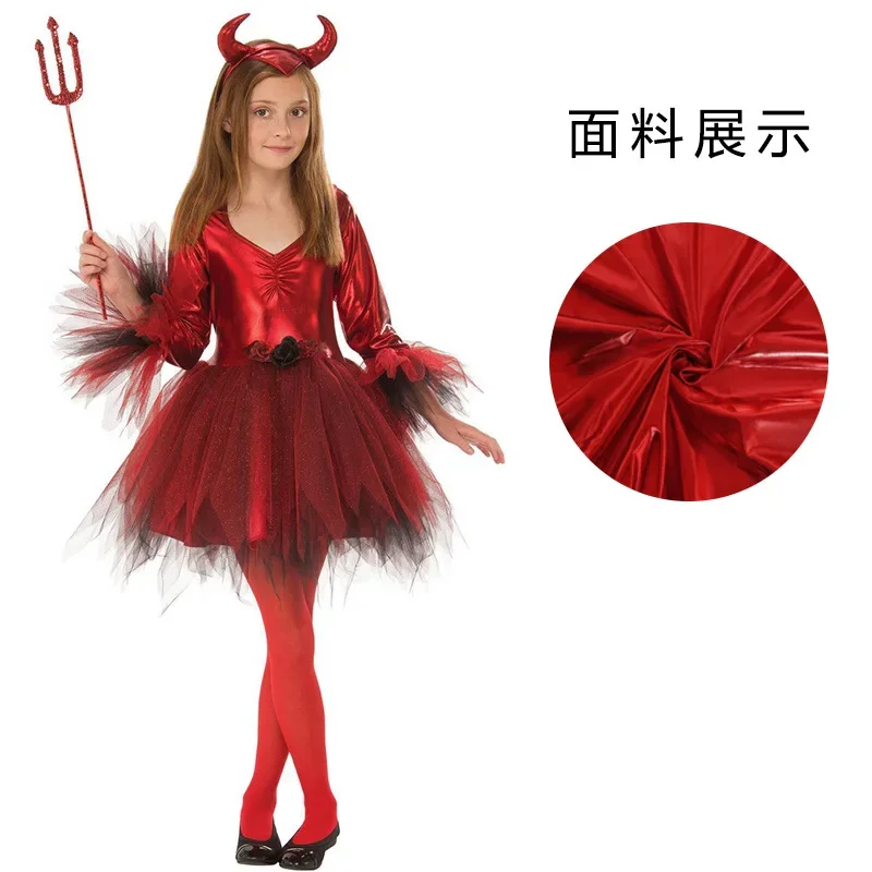 Bambini red devil evil jacket pants dress Halloween costumi cosplay ragazzi ragazze bull ghost party rode playing up outfit