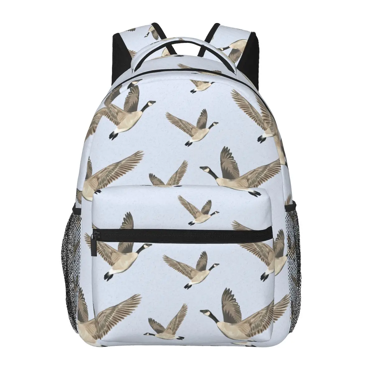 

Flying Canada Geese Backpack Hot Sale Daypack Large Capacity Boys Girls BookBag School Bag Shoulder Bags for Men Women