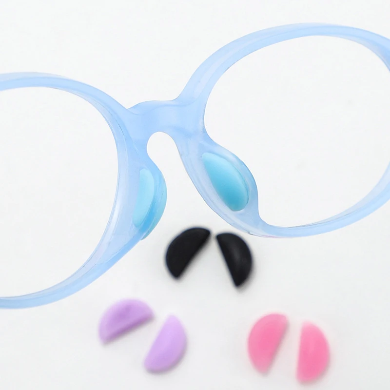 2Pcs Kids Eyeglass Nose Pads Anti-skid Silicone Card Nose Pad Sunglasses Nose Support Glasses Accessories