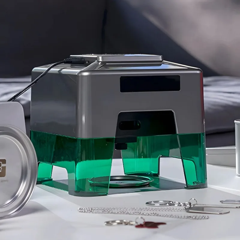 

【2026】XN003 Fully Automatic Small Wood Grain Leather Stainless Steel Engraving , Portable DIY Marking Machine