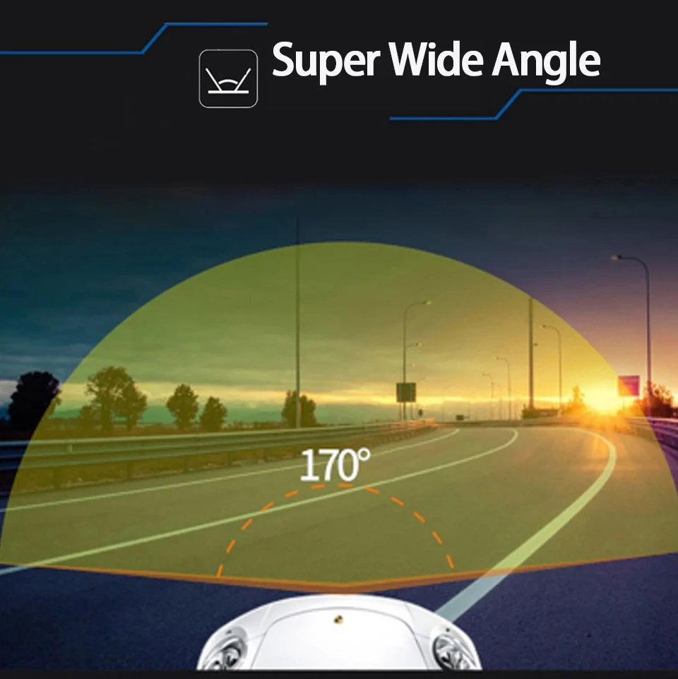 Luckdragon Автомобильный видеорегистратор ADAS водонепроницаемый AHD цветное изображение универсальное Резервное парковочное ночное видение 1280*720