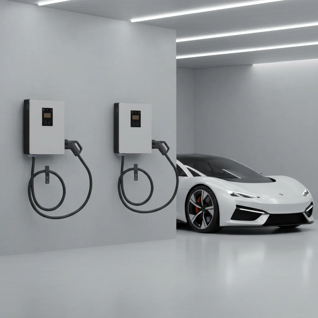 7KW GB/T Standard Wall Mount DC Charger, Residential Fast EV Charging Device