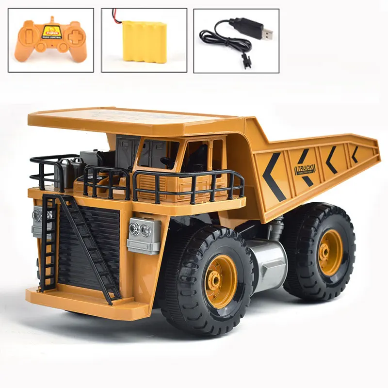 

RC Truck 2.4G 4WD Remote Control Engineering Car Off-road 6CH RC Forklift Lift Pallet Electronic Bulldozer Model Kids Gift Toy