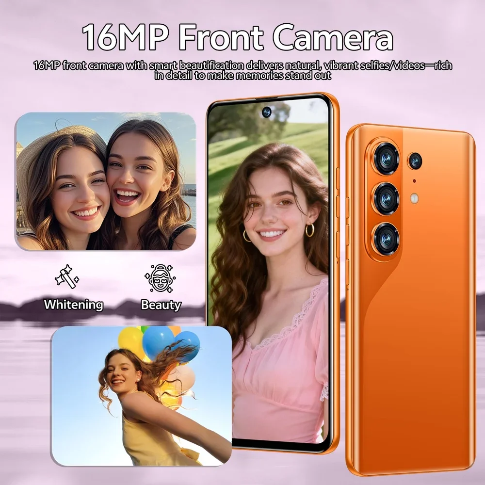 K-Touch 26 Ultra Android 15 Cell Phone 22GB+2TB Smartphone 7.3inch Mobile Phones 5G Dual SIM Card 8000mAh 16MP+48MP Camera Cellphones