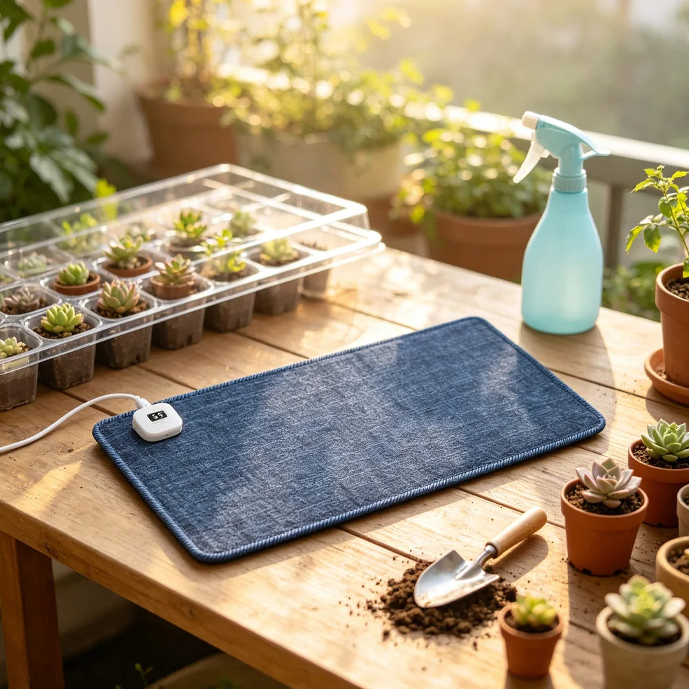 Desk-Specific Heating Pad Offering Customizable Warmth Levels and Efficient Heat Distribution for Extended Comfort