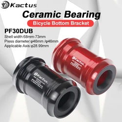 KACTUS Bottom Brackets 73mm DUB PF30 Bike MTB Central Movement Ceramic Bearing for SRAM DUB 28.99mm Crank Road Bike Parts