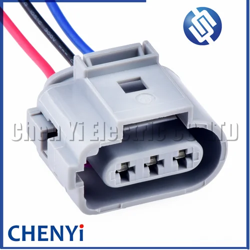 Imagen 1 del producto Conector impermeable automotriz de 3 pines y 3,5mm, enchufe del Sensor del cigüeñal, enchufe del arnés de cables de la lámpara antiniebla 1J 0973723 G 1J 09737236   Para VW Audi