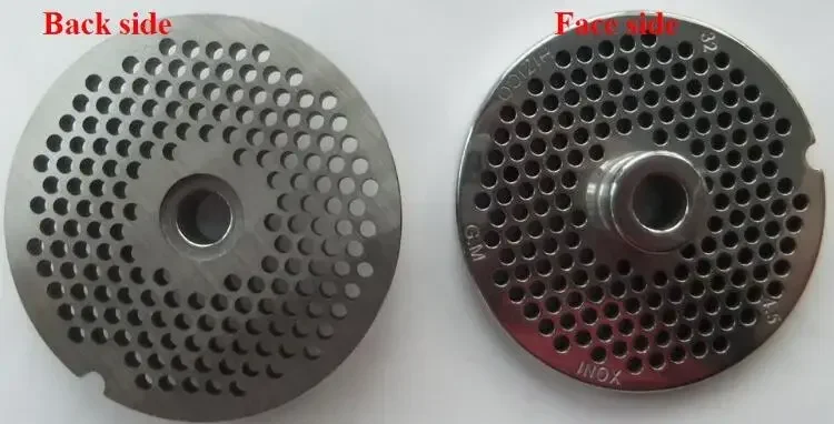 Meat Grinder Parts TC-32# Stainless Steel Grate 4.5mm Hole 99.5mm Thickness 1cm