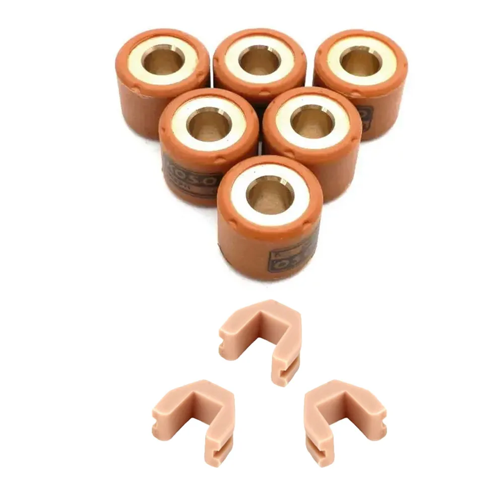 Motorcycle Variator Weights Rollers 18x14mm 7/8/9/10/11/12/13/14/15/16/17/18g + Variator Sliders for China Scooter 125cc 150cc