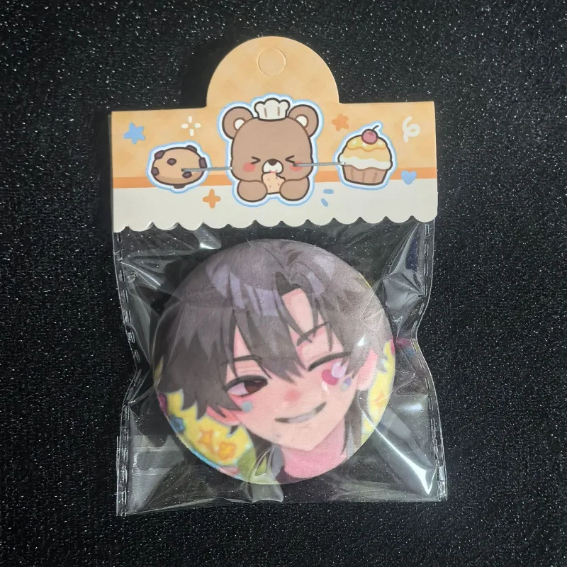 58mm Brooch Cartoon Figure Cheng Xiaoshi Lu Guang Qiao Ling Pins Jewelry Accessories Collectible Perfect Gift for Friend Besties