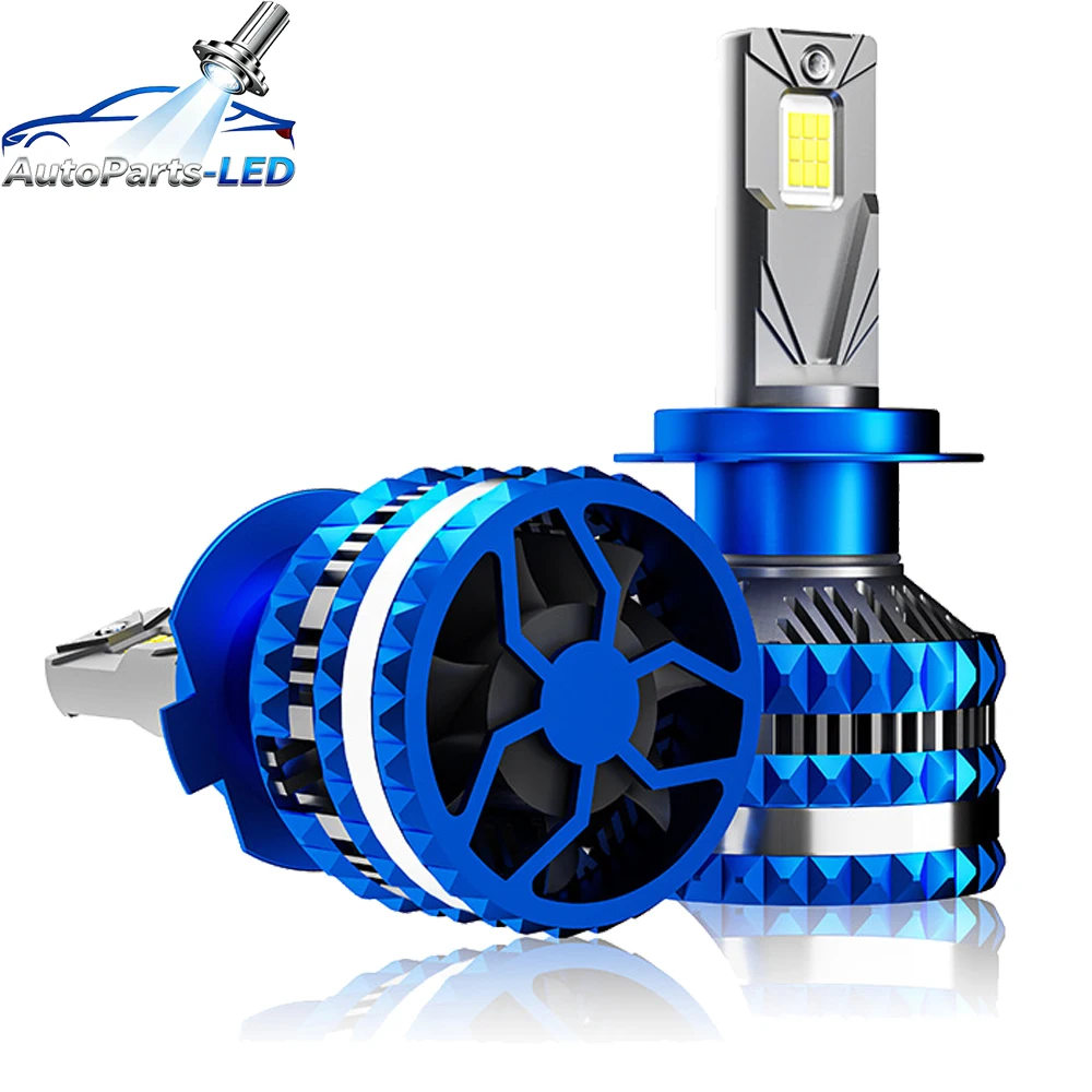 

2pcs Super Bright Copper Core Canbus LED Headlight Bulb H1 H3 H7 H11 H9 H8 9005 H10 9006 9012 881 880 9004 9007 H13/9008 12V