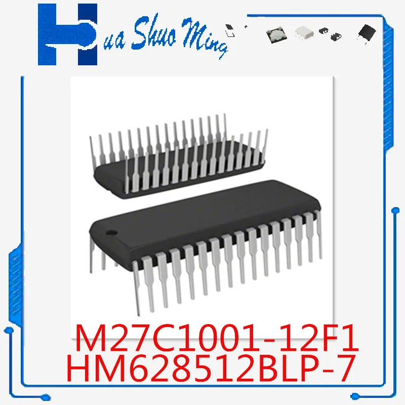 10Pcs/Lot  HM628512BLP-7 HM628512BLP HM628512  M27C1001-12F1 M27C1001 DIP-32