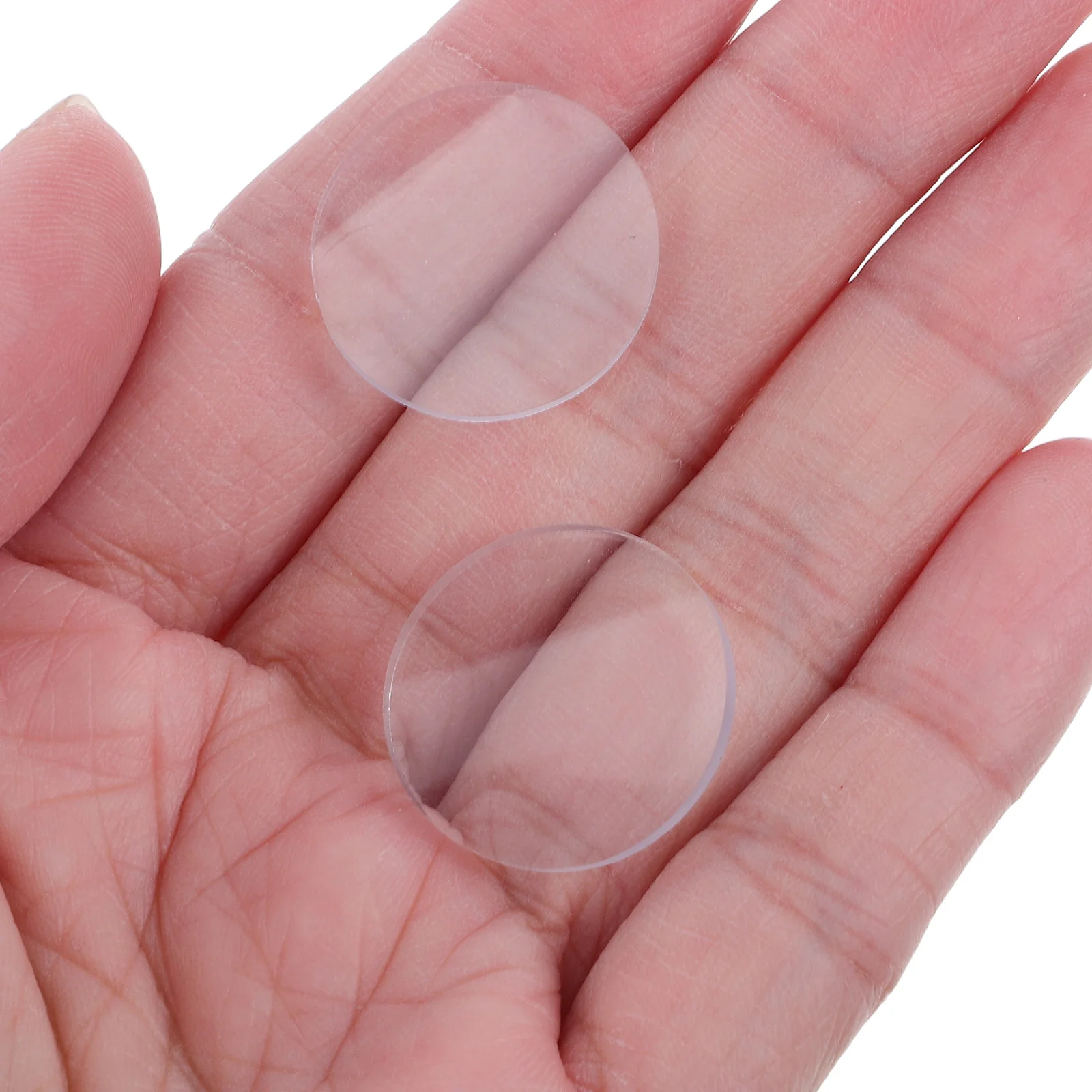 50 قطعة منصات المضادة للانزلاق شفافة مستديرة الأثاث حافظات الأرضية لطاولة القهوة طاولة طعام مكتب الزجاج العلوي مصدات الأثاث #4