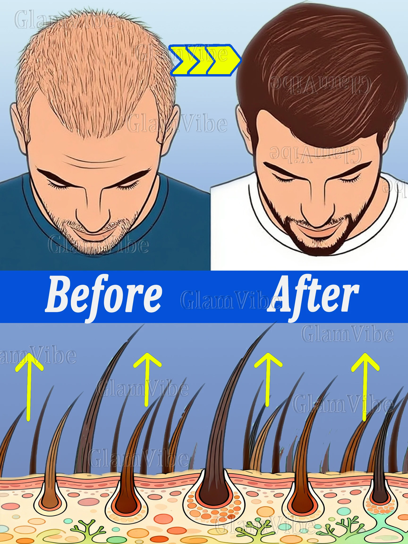 

ᵁˢᵉ ⁱᵗ ᶜᵒⁿˢⁱˢᵗᵉⁿᵗˡʸ ᵐᵒʳⁿⁱⁿᵍand night to effectively improve hair problems.