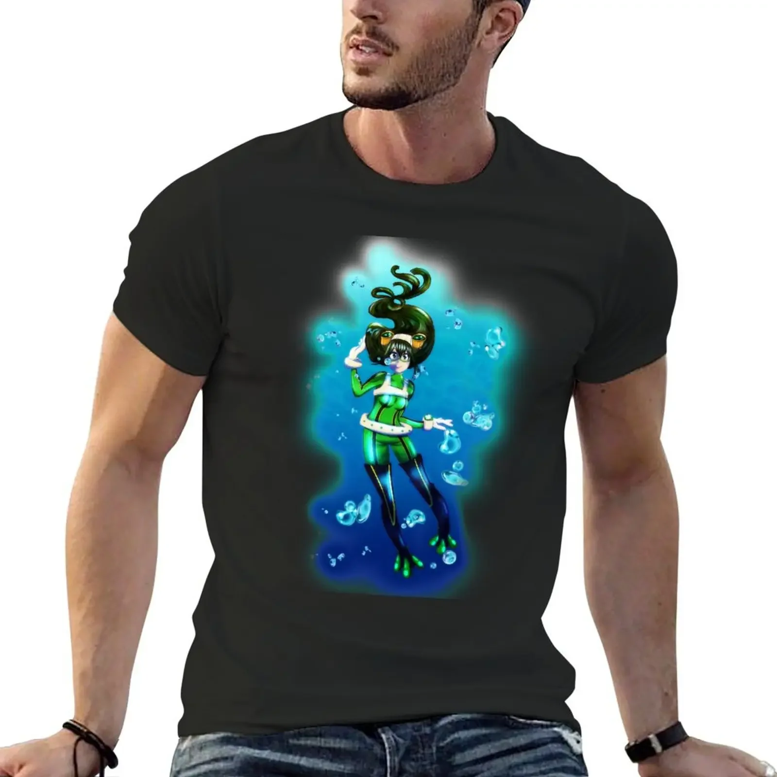 Froppy under the water T-Shirt anime vintage anime tshirt mens designer t shirt