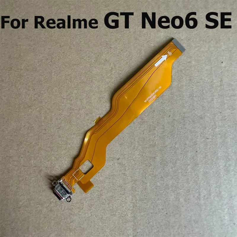 For Realme GT 6 6T Neo Neno6 6 SE USB Charging Dock Port Mic Microphone Connector Board Flex Cable Repair Parts Global