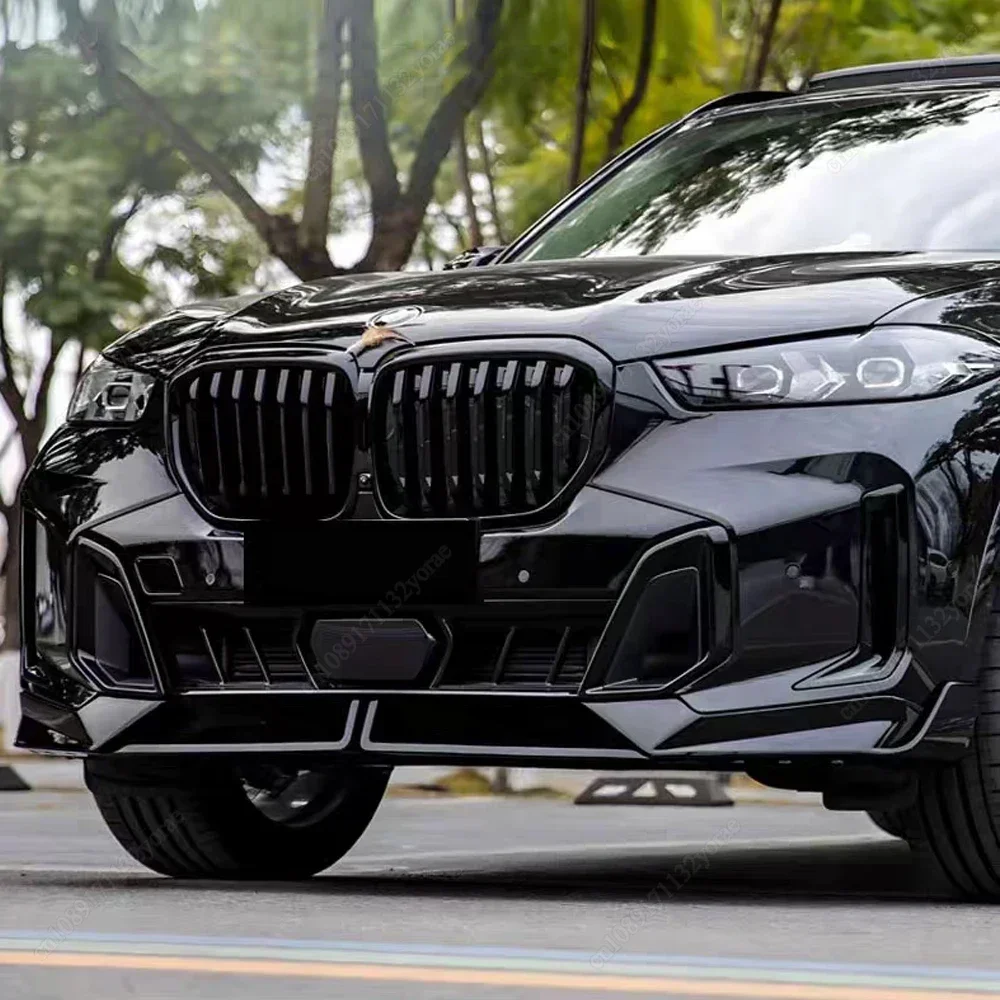 

4PCS For BMW X5 G05 M-Sport LCI 30d 40i 40d 50e M60i 2023-2024 Car Front Bumper Lip Splitter Diffuser Spoiler Bodykits Tuning